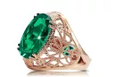 Ring Vintage Jewlery Emerald Original Vintage 14K Rose Gold vrc074r